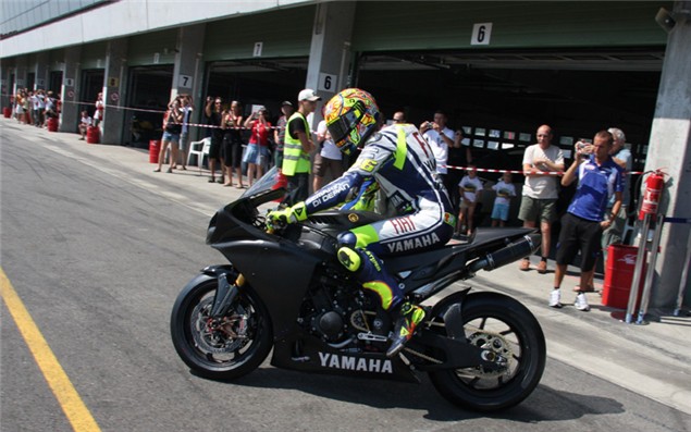 Valentino Rossi full Brno WSB R1 test gallery
