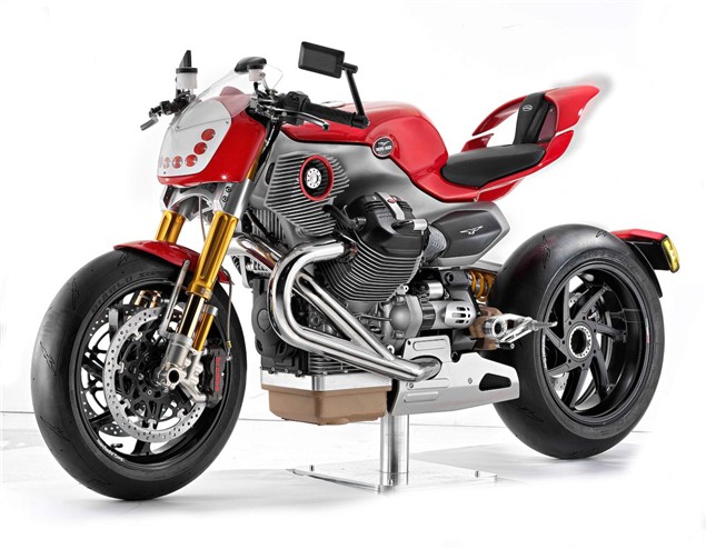 Moto Guzzi V12 concept - new pictures