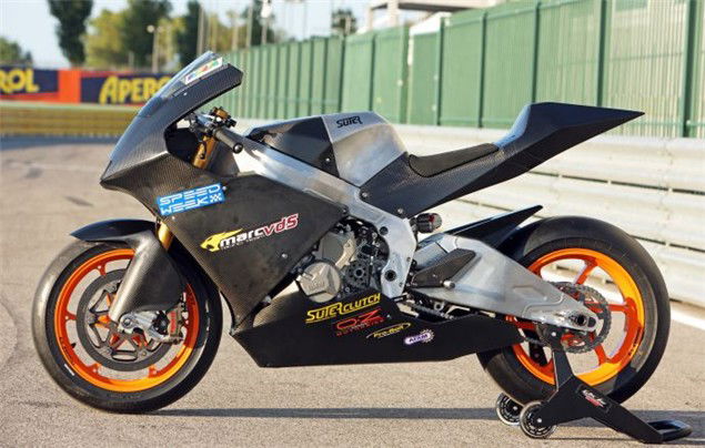 BMW-engined MotoGP bike breaks cover