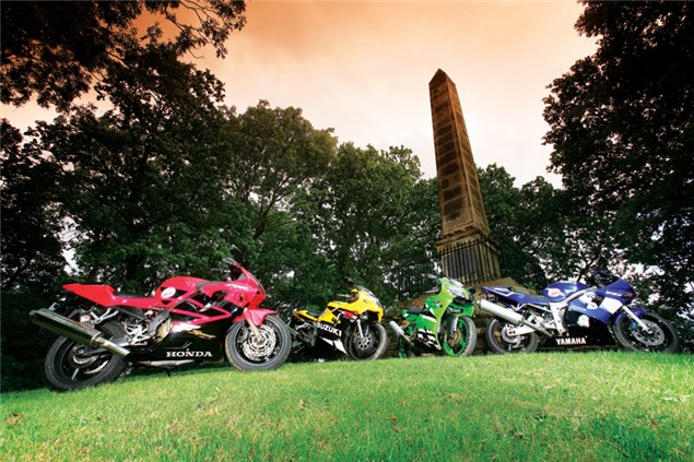 Used 600s: Kawasaki ZX-636R, Honda CBR600FS, Yamaha R6, Suzuki GSX-R600