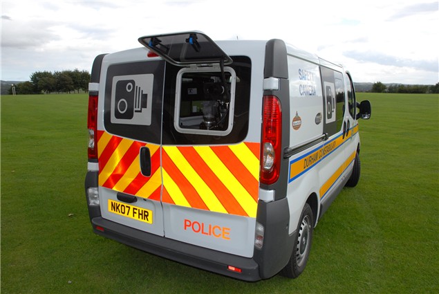 Man fed up with speeding motorists buys Police camera van off eBay and parks it outside home 