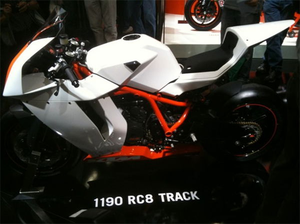 Cologne Show: KTM RC8R Track unveiled