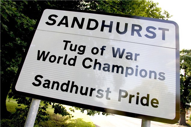 Sandhurst Tug of War vs. Triumph Rocket III