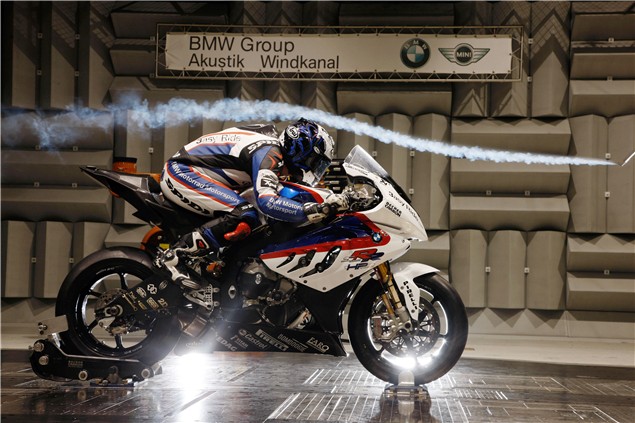 Haslam wind-tunnel tests S1000RR