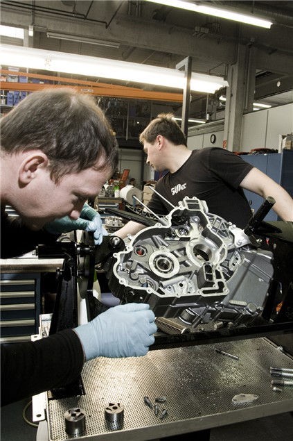 Head of the KTM RC8's Engine Design: Andreas Bilek
