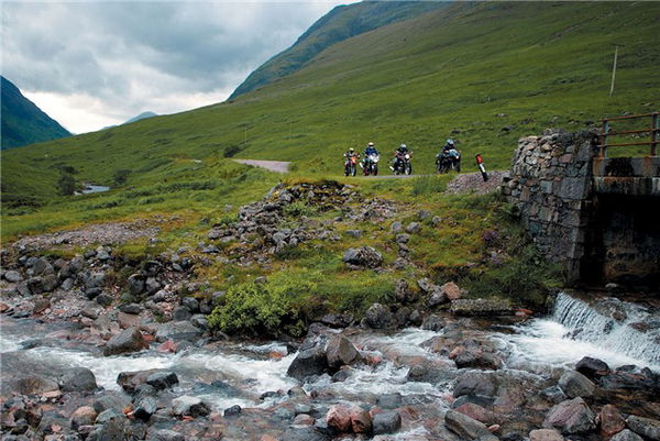 Scotland the Brave: Mackenzie V Four bikes V Scottish roads