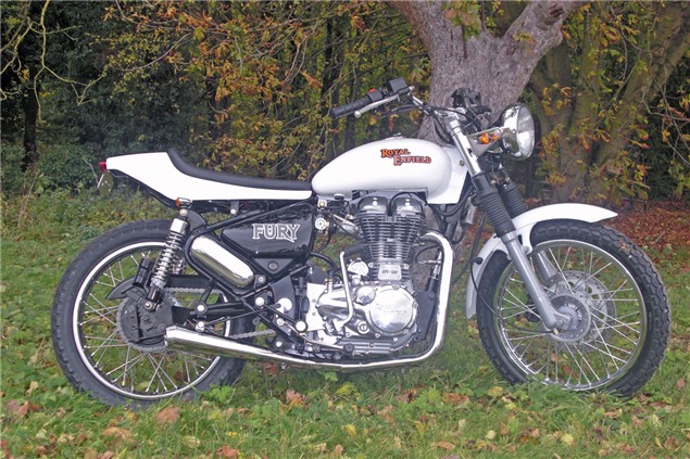 Flat track inspired Royal Enfield