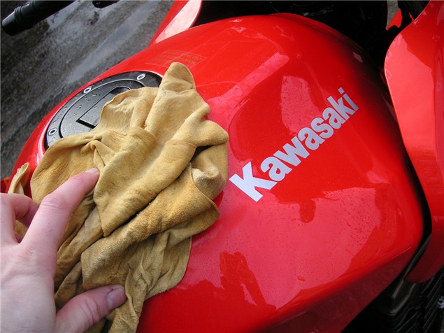 Eight steps for the perfect clean motorcycle
