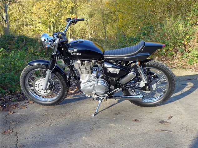 Flat track inspired Royal Enfield