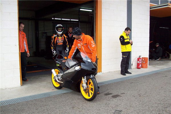 KTM testing Moto3 entry