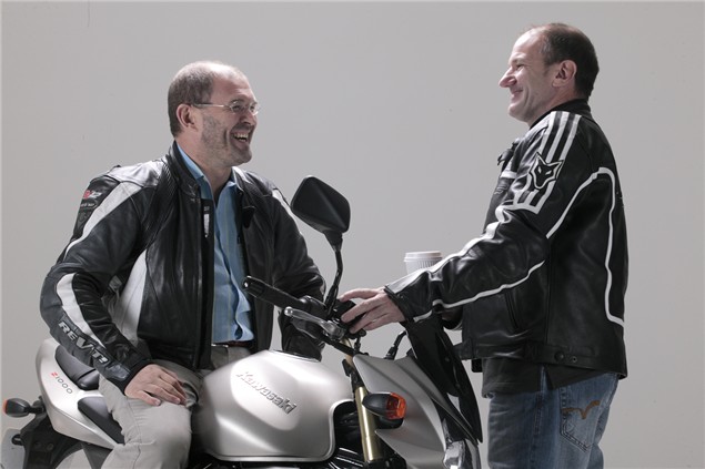 Simon Daukes buys a naked motorcycle