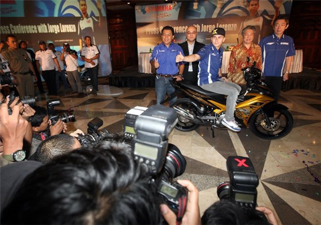 Lorenzo's 'Rockstar' tour of Indonesia