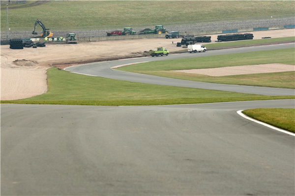 Donington Park: Diggers get busy