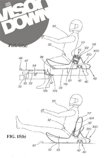 Honda working on motorcycle seatbelts