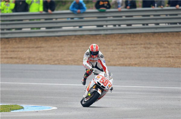 MotoGP 2011: Simoncelli Jerez crash sequence