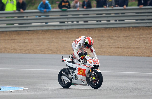 MotoGP 2011: Simoncelli Jerez crash sequence
