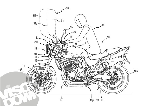 Honda developing next-generation bike airbags