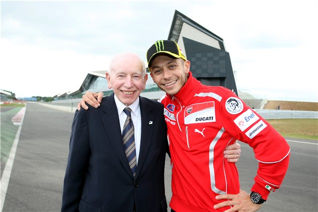 Rossi attends new Silverstone wing launch