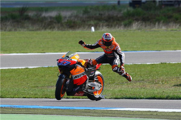 Casey Stoner Assen crash sequence