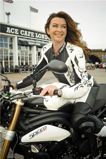 Suzi Perry warns bikers to protect their hearing