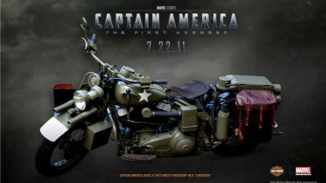 Making Captain America's bike