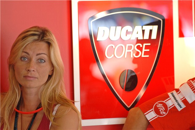 MotoGP Gallery: Loris Capirossi's wife Ingrid