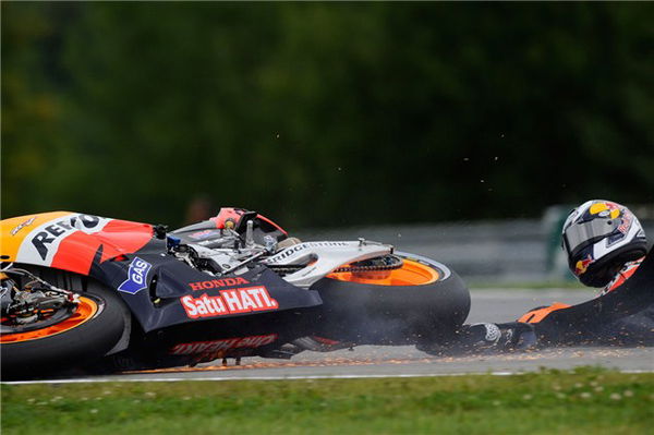 Pedrosa can't explain Brno crash