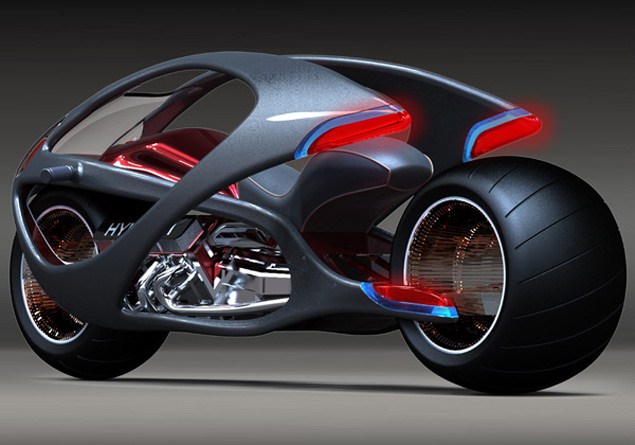 Muscle-inspired Hyundai bike concept | Visordown