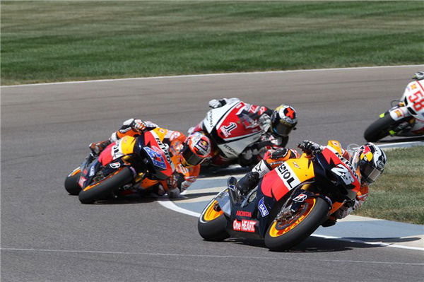 MotoGP 2011: Indianapolis Race Results