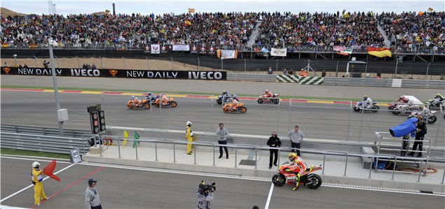 MotoGP 2011: Aragon race results