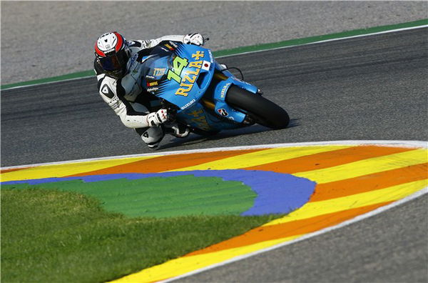 Randy de Puniet on a Suzuki