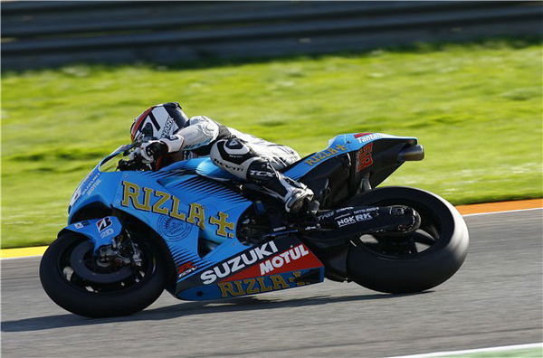 Randy de Puniet on a Suzuki