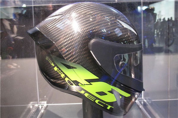 Valentino Rossi's prototype AGV helmet