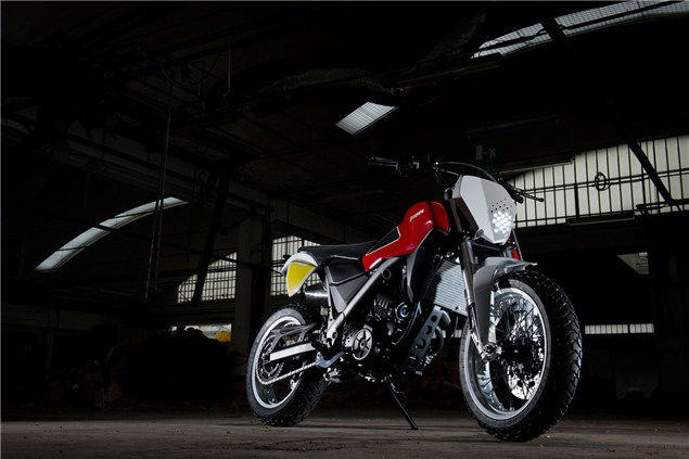 Milan: 2012 Husqvarna MOAB Scrambler concept