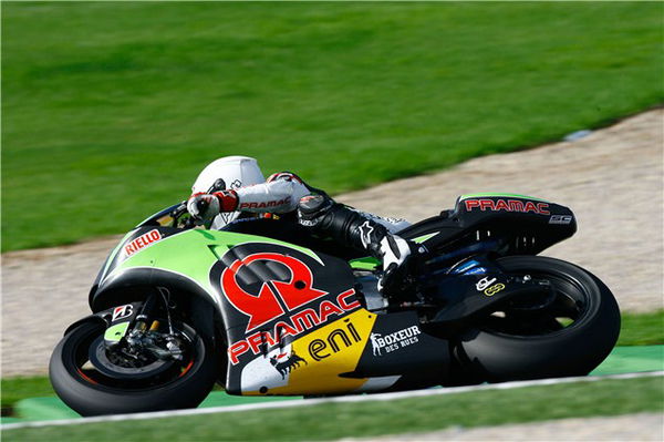 Checa testing Ducati GP12 today