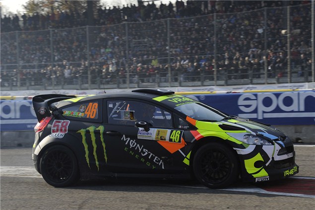Rossi second to Loeb in Monza Rally