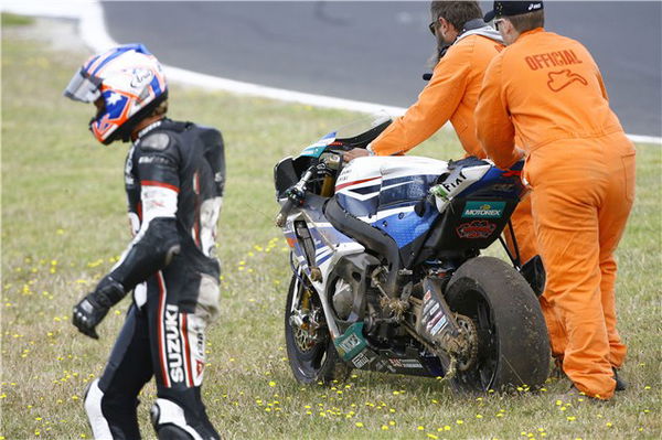 Josh Brookes struggles at Phillip Island