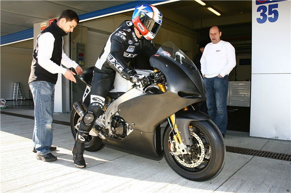 Ellison completes first Aprilia CRT test