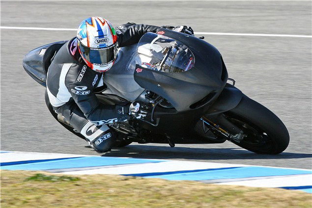 Ellison completes first Aprilia CRT test