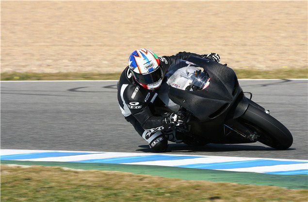 Ellison completes first Aprilia CRT test