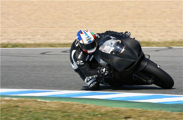 Ellison completes first Aprilia CRT test