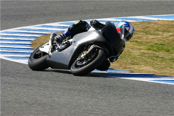 Ellison completes first Aprilia CRT test