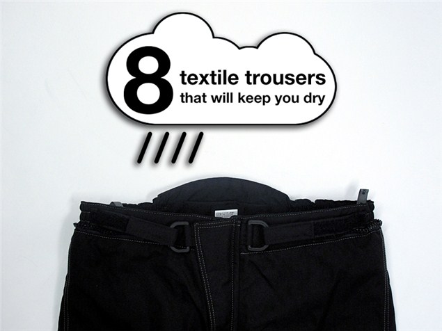 Showcase: Waterproof textile trousers