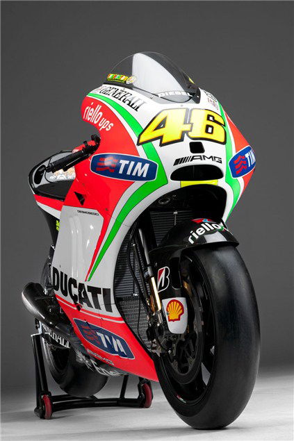 First Look: Rossi's Desmosedici GP12