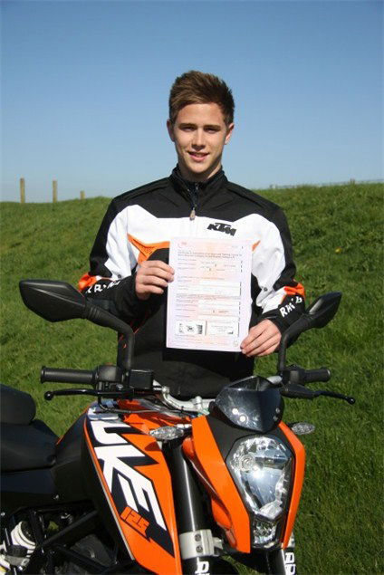 Danny Kent passes his CBT