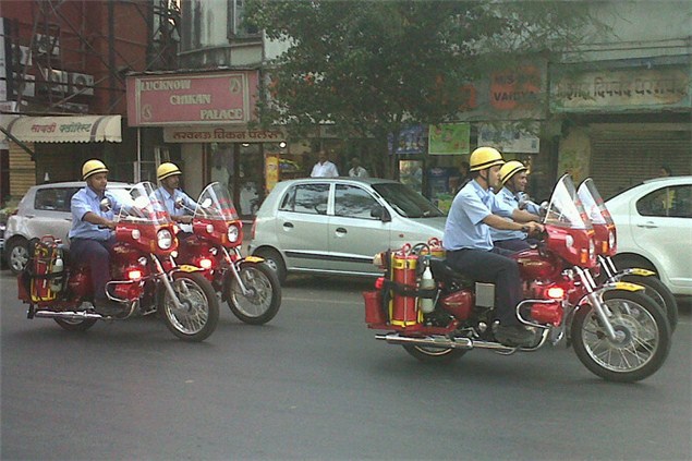 Royal Enfield fire engines