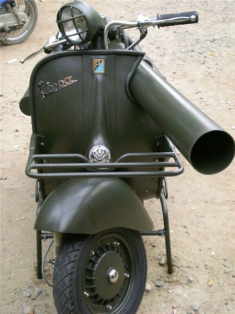 Rare military moped up for grabs