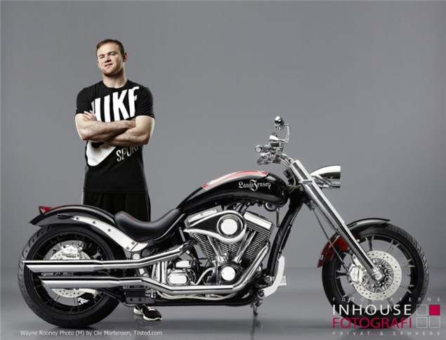 Wayne Rooney motorcycle up for auction