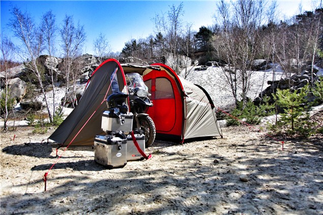 Go camping with your bike