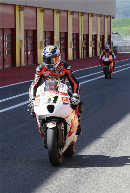 Edwards tests other CRT bikes at Mugello